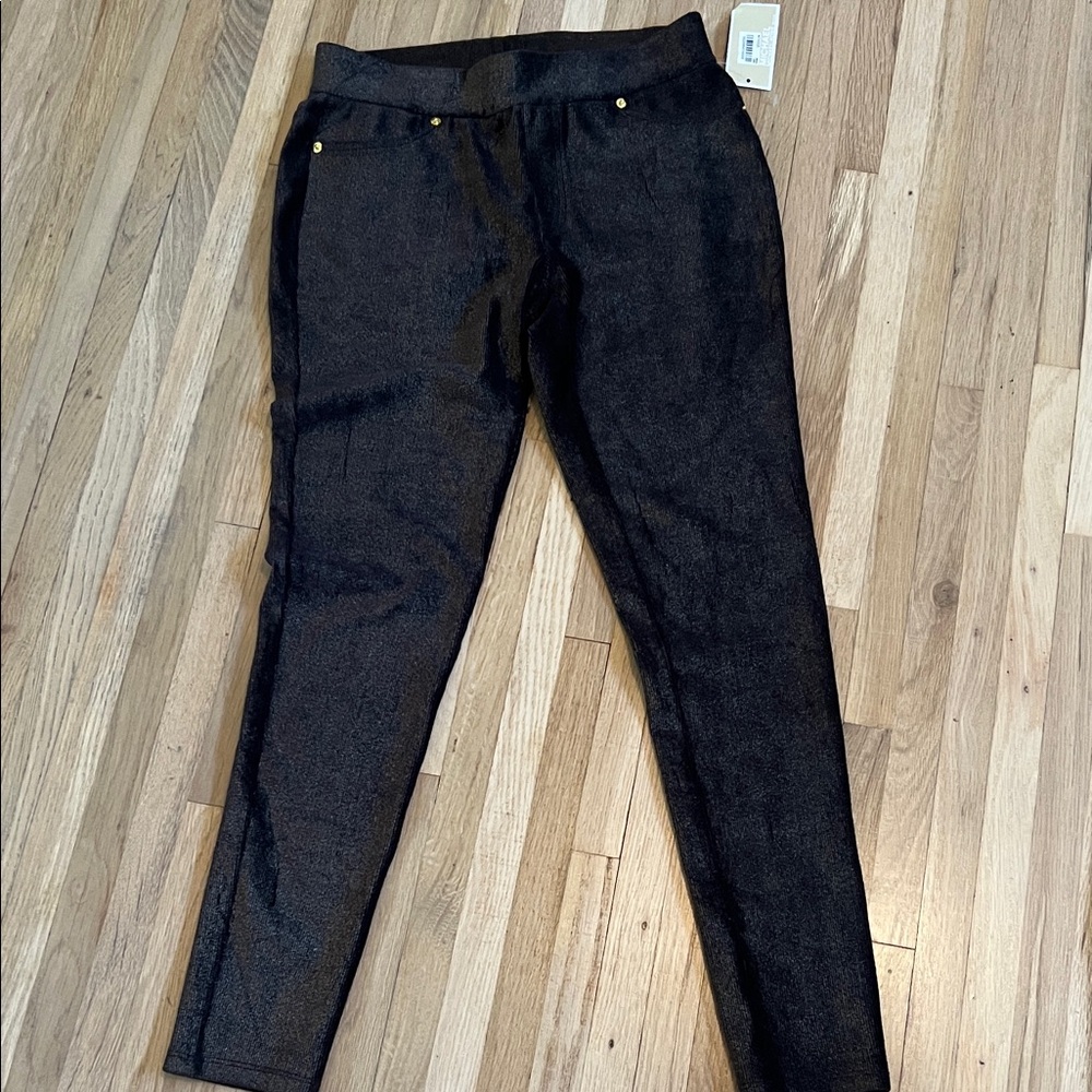 Michael Kors Shimmering dark brown / gold shimmer Pants